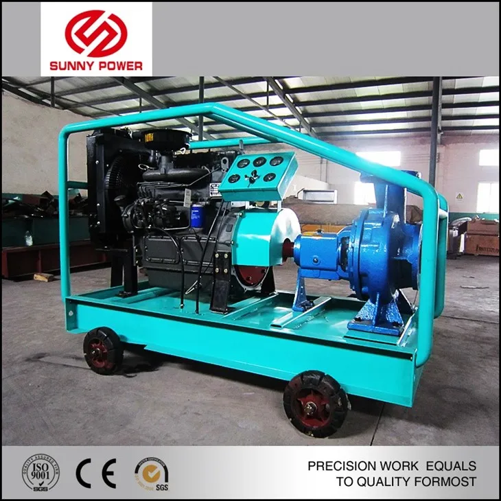 irrigation pump with trailer